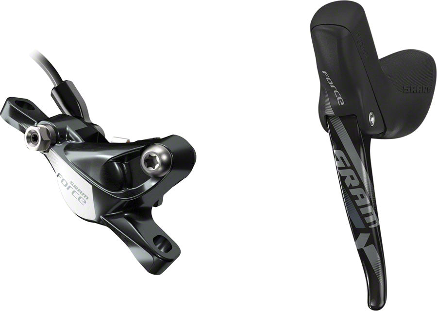 SRAM Force 1 Disc Brake and Lever - Front Hydraulic Post Mount Black A1