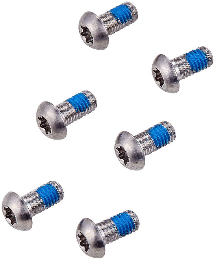 SRAM/ Avid T25 Rotor Bolt Kit Titanium Set of 6