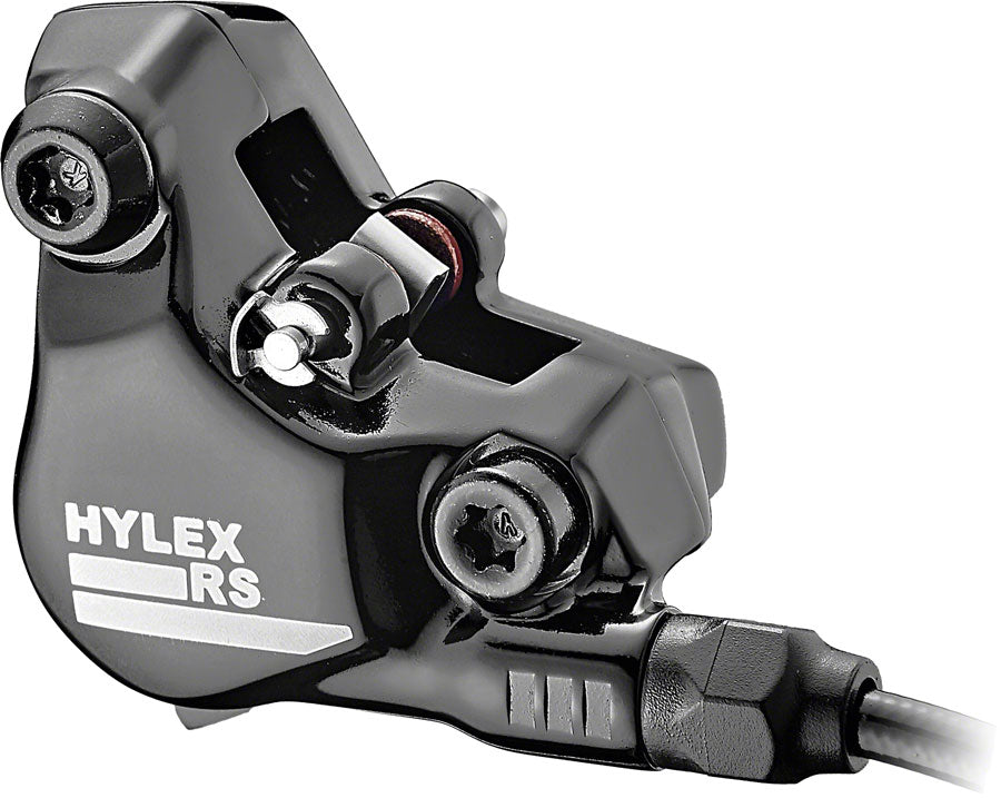 TRP Hylex RS Disc Brake and Lever - Rear Hydraulic 2-Piston Flat Mount Black
