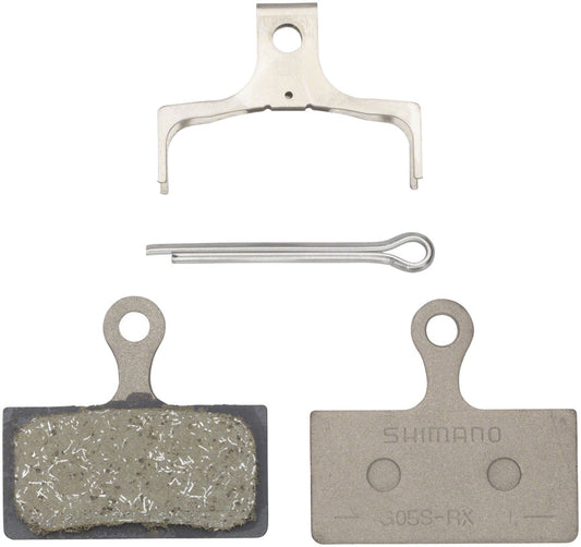 Shimano G05S-RX Disc Brake Pad Spring - Resin Compound Stainless Steel Back Plate One Pair