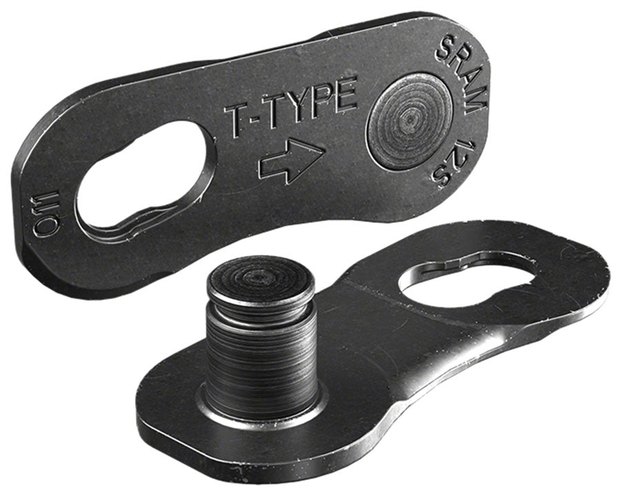 SRAM Eagle T-Type PowerLock Flattop Connector Link - 12-Speed For Eagle T-Type Flattop Chain Only PVD Coated BLK 50 Pack