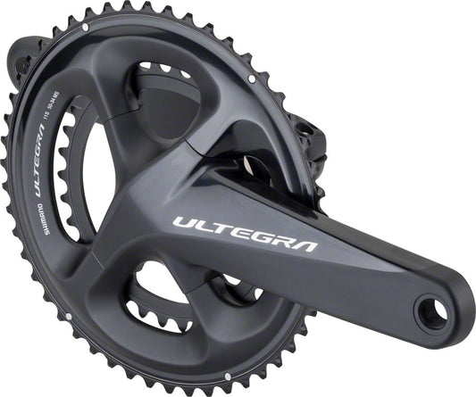 Shimano Ultegra FC-R8000 Crankset - 175mm 11-Speed 50/34t 110 Asymmetric BCD Hollowtech II Spindle Interface BLK