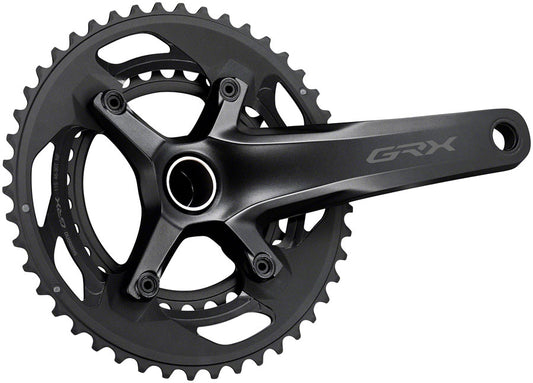 Shimano GRX FC-RX600-11 Crankset - 172.5mm 11-Speed 46/30t 110/80 BCD Hollowtech II Spindle Interface BLK