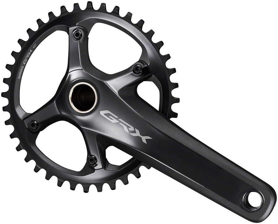 Shimano GRX FC-RX810-1 Crankset - 172.5mm 11-Speed 40t 110 BCD Hollowtech II Spindle Interface BLK