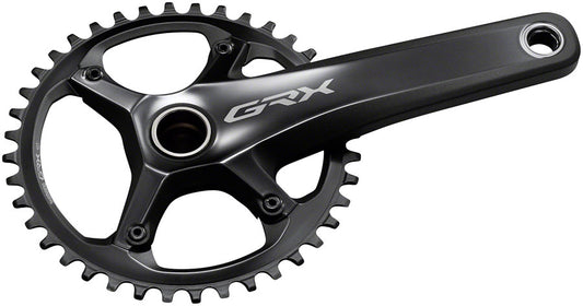 Shimano GRX FC-RX810-1 Crankset - 175mm 11-Speed 40t 110 BCD Hollowtech II Spindle Interface BLK