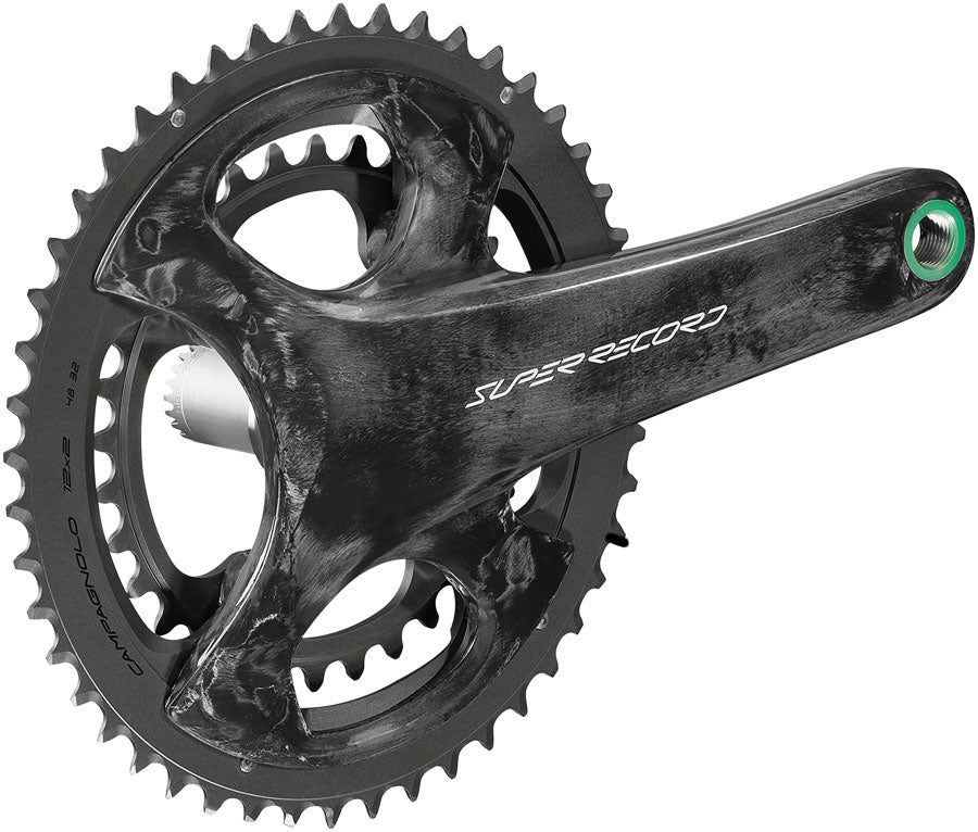 Campagnolo Super Record Wireless Crankset - 165mm 12-Speed 45/29t Campy  121/88 Asym BCD Ultra Torque Spindle Carbon