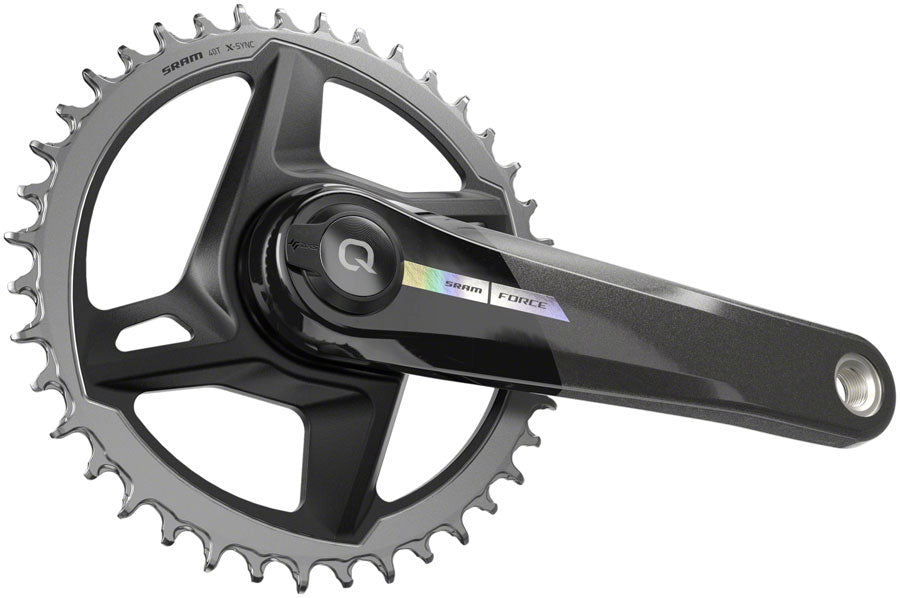 SRAM Force 1 AXS Wide Power Meter Crankset - 165mm 12-Speed 40t Direct Mount DUB Spindle Interface Iridescent Gray D2