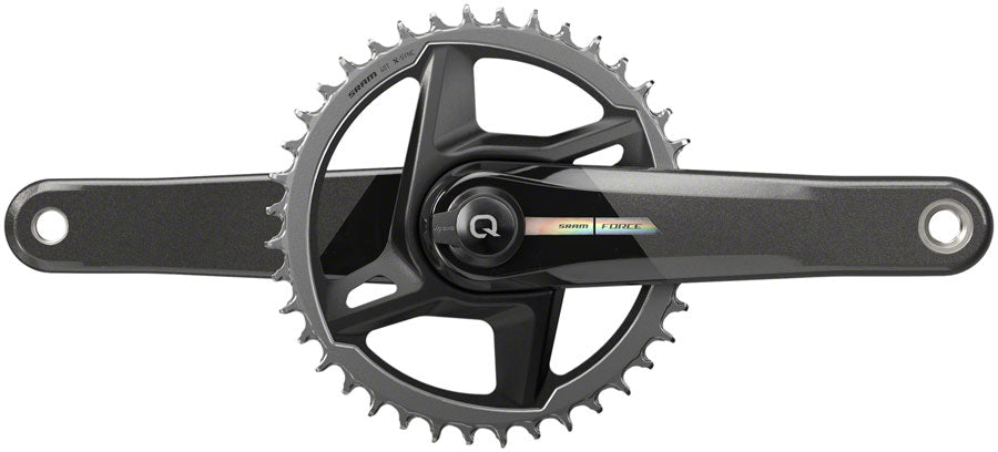 SRAM Force 1 AXS Wide Power Meter Crankset - 165mm 12-Speed 40t Direct Mount DUB Spindle Interface Iridescent Gray D2