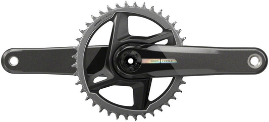 SRAM Force 1 Wide Crankset - 175mm 12-Speed 40t Direct Mount DUB Spindle Interface Iridescent Gray D2