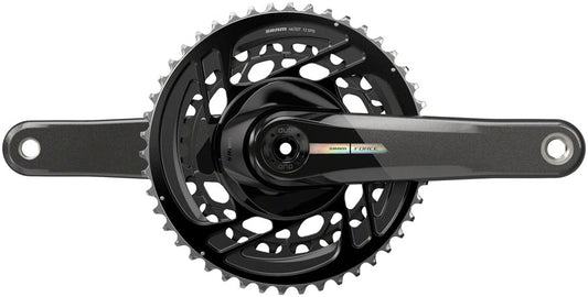 SRAM Force Crankset - 165mm 2x 12-Speed 46/33t Direct Mount DUB Spindle Interface Iridescent Gray D2