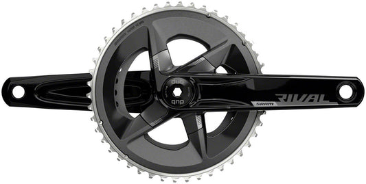 SRAM Rival AXS Crankset - 170mm 12-Speed 48/35t 107 BCD DUB Spindle Interface BLK D1