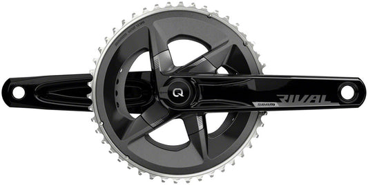 SRAM Rival AXS Crankset Quarq Power Meter - 160mm 12-Speed 48/35t Yaw 107 BCD DUB Spindle Interface BLK D1