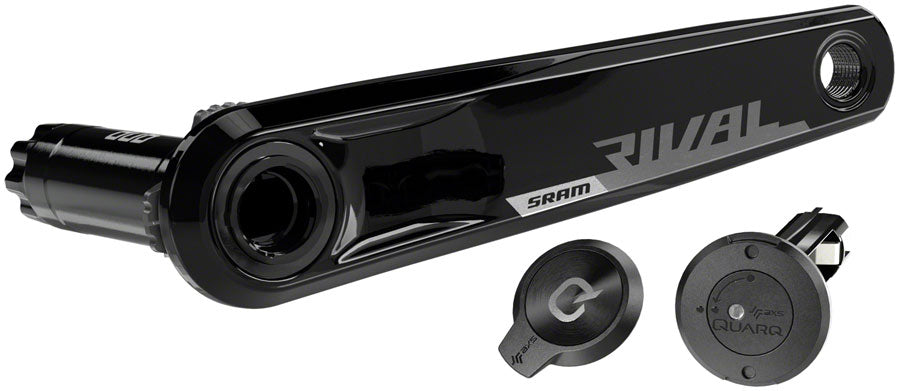 SRAM Rival AXS Power Meter Left Crank Arm Spindle Upgrade Kit - 165mm DUB Spindle Interface BLK D1