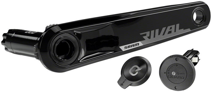 SRAM Rival AXS Wide Power Meter Left Crank Arm Spindle Upgrade Kit - 172.5mm 8-Bolt Direct Mount DUB Spindle Interface BLK D1