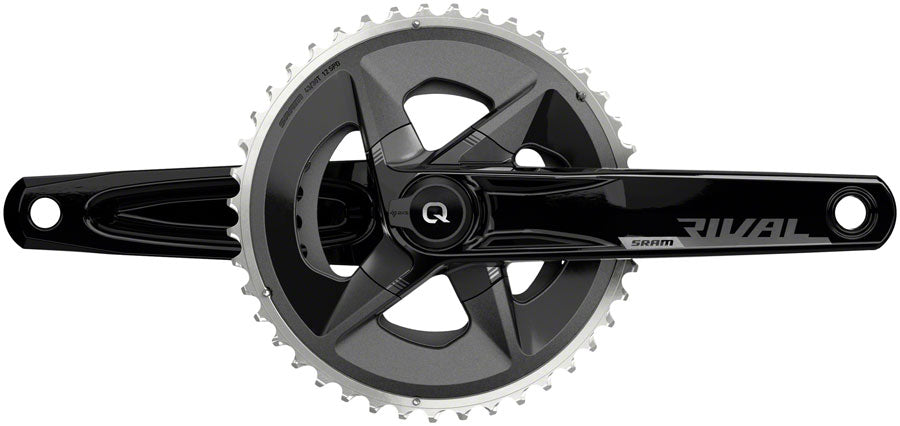 SRAM Rival AXS Wide Power Meter Crankset - 175mm 12-Speed 43/30t Yaw 94 BCD DUB Spindle Interface BLK D1