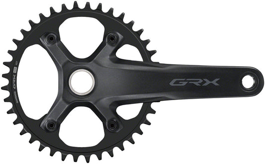 Shimano GRX FC-RX610-1 Crankset - 170mm 12-Speed 40t 110 BCD Hollowtech II Spindle Interface BLK