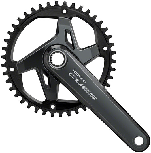 Shimano CUES FC-U8000-1 Crankset - 170mm 9/10/11-Speed 42t Asymmetric 96 BCD Hollowtech II BLK