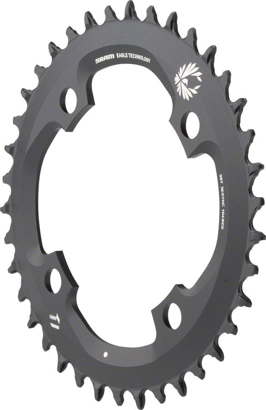 SRAM X-Sync 2 Eagle Chainring - 38 Tooth 104mm BCD 12-Speed Black