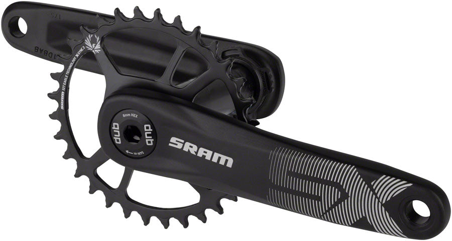 SRAM SX Eagle Boost Crankset - 170mm 12-Speed 32t Direct Mount DUB Spindle Interface BLK A1
