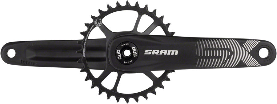 SRAM SX Eagle Boost Crankset - 170mm 12-Speed 32t Direct Mount DUB Spindle Interface BLK A1