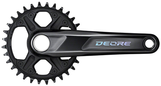 Shimano Deore FC-M6130-1 Crankset - 175mm 12-Speed 32t Black