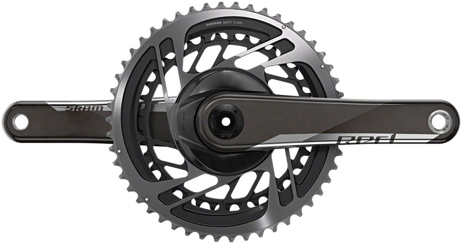 SRAM RED AXS Crankset - 175mm 12-Speed 46/33t Direct Mount DUB Spindle Interface Natural Carbon D1