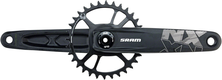 SRAM NX Eagle Boost Crankset - 165mm 12-Speed 32t Direct Mount DUB Spindle Interface BLK