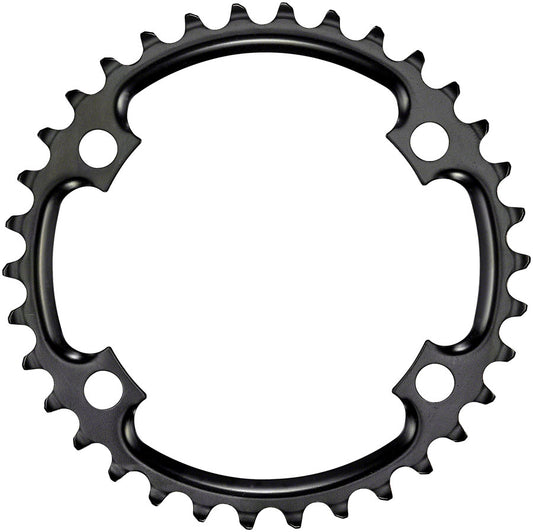 SRAM 11-Speed 34t 110mm Asymmetric BCD Steel Chainring Black