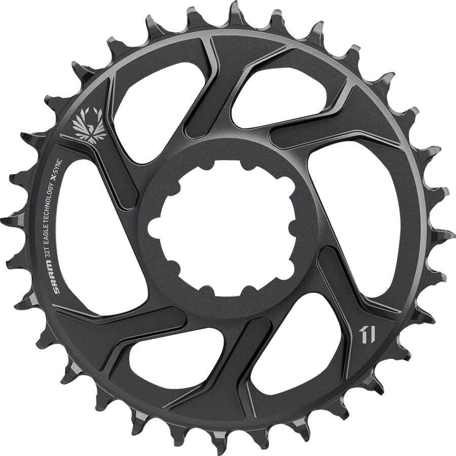 SRAM X-Sync 2 Eagle Direct Mount Chainring 30T -4mm Offset 5" 190mm Rear Hub Spacing Fat Bike Cranks