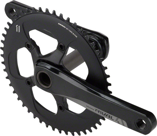 SRAM Rival 1 Crankset - 172.5mm 10/11-Speed 50t 110 BCD GXP Spindle Interface BLK