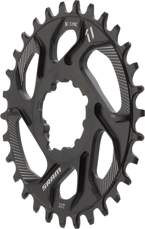 SRAM X-Sync Direct Mount Chainring - 28 Tooth 3mm Boost Offset 11-Speed BLK