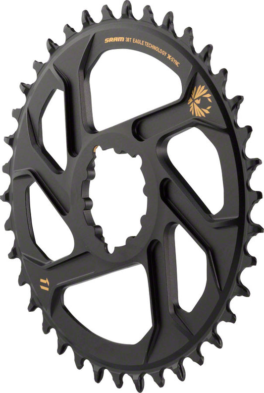 SRAM X-Sync 2 Eagle Direct Mount Chainring 38T Boost 3mm Offset Gold Logo