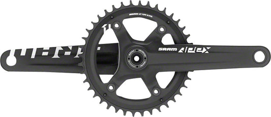 SRAM Apex 1 Crankset - 172.5mm 10/11-Speed 42t 110 Asymmetric BCD GXP Spindle Interface BLK