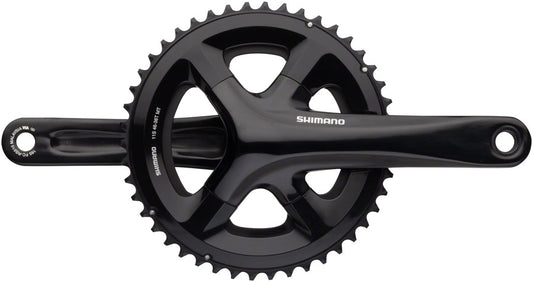 Shimano RS510 Crankset - 175mm 11-Speed 46/36t 110 BCD Hollowtech II Spindle Interface BLK