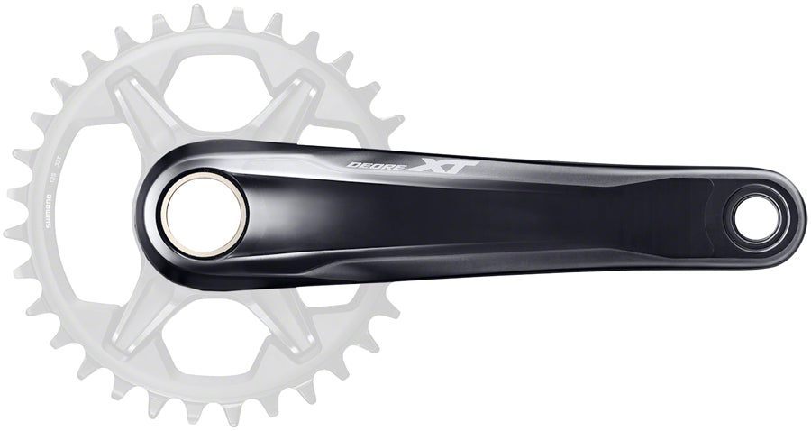 Shimano Deore XT FC-M8100-1 Crankset - 165mm 12-Speed 1x Direct Mount Hollowtech II Spindle Interface BLK