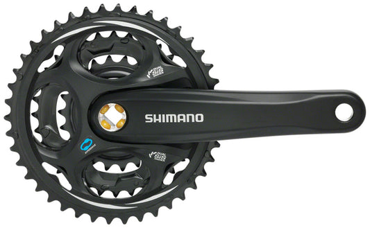 Shimano Altus FC-M311 Crankset - 175mm 7/8-Speed 42/32/22t Riveted Square Taper JIS Spindle Interface BLK