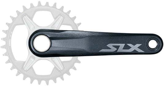 Shimano SLX FC-M7100-1 Crankset - 165mm 12-Speed 1x Direct Mount Hollowtech II Spindle Interface BLK