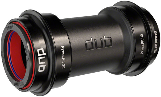 SRAM DUB Wide BB30 Ceramic Bottom Bracket - BB30 68/73mm 73 Road-Wide Black