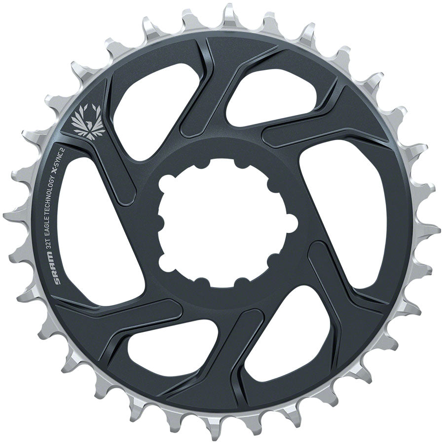SRAM Eagle X-SYNC 2 Direct Mount Chainring - 32t Direct Mount 3mm Offset For Boost Lunar/Polar Grey