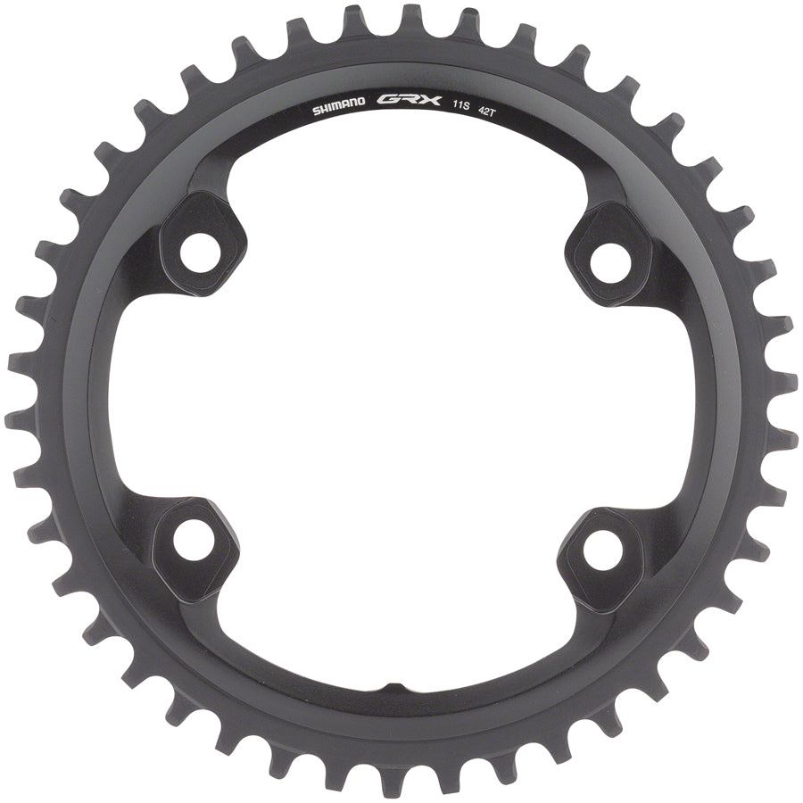 Shimano GRX RX810 Chainring - 42t 110 BCD 4-Bolt 11-Speed Black