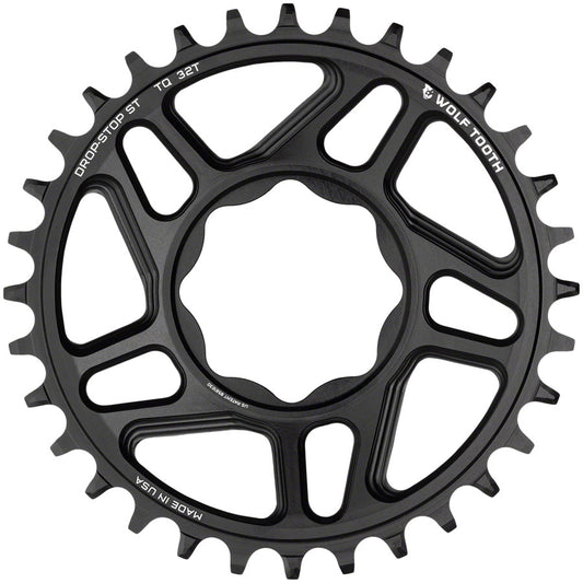 Wolf Tooth Trek TQ Direct Mount Chainring - Drop-Stop ST 32T Black