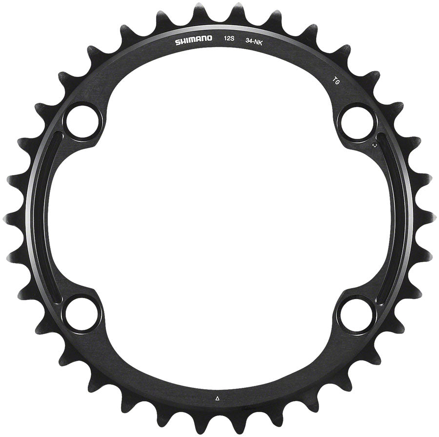 Shimano Dura-Ace FC-R9200 12-Speed Chainring - 34t Asymmetric 110 BCD BLK NK