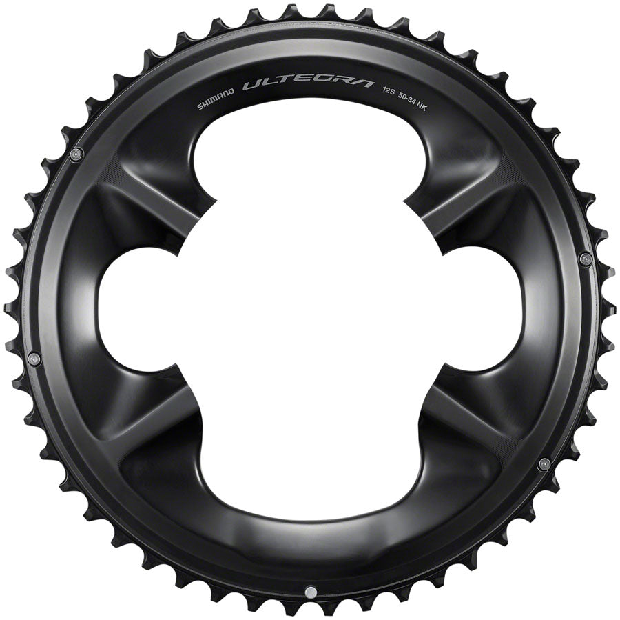 Shimano Ultegra FC-R8100 12-Speed Chainring - 50t Asymmetric 110 BCD BLK NK