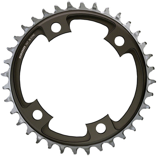 SRAM 40 Tooth 107mm BCD x 4-Bolt 1x12-Speed X-Sync Chainring Blast Black