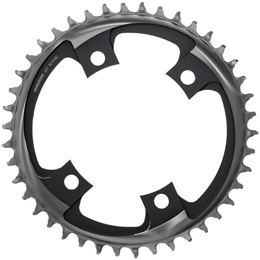 SRAM 46 Tooth 107mm BCD x 4-Bolt 1x12-Speed X-Sync Chainring Polar Gray