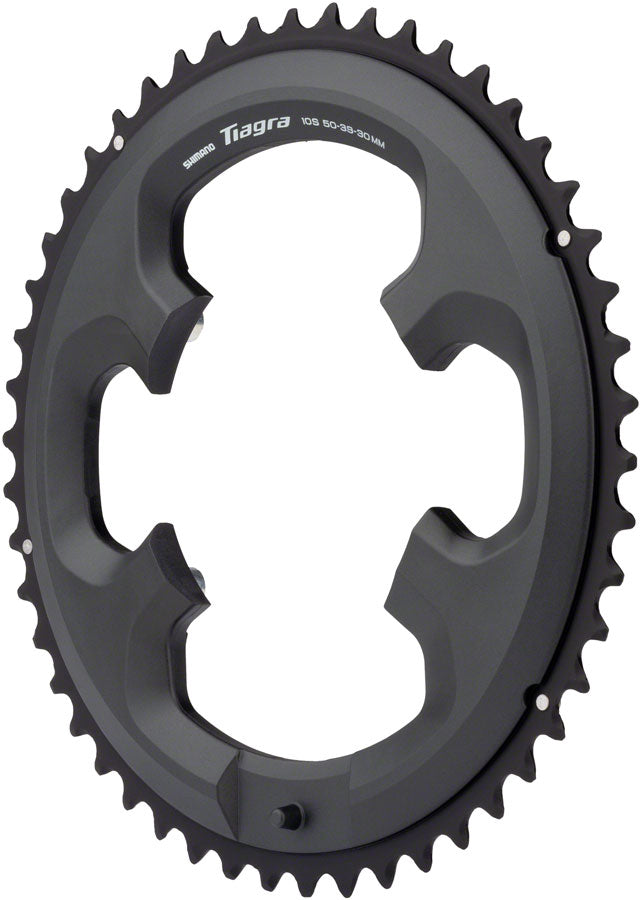 Shimano Tiagra FC-4703 10-Speed Chainring - 50t Asymmetric 110 BCD Black