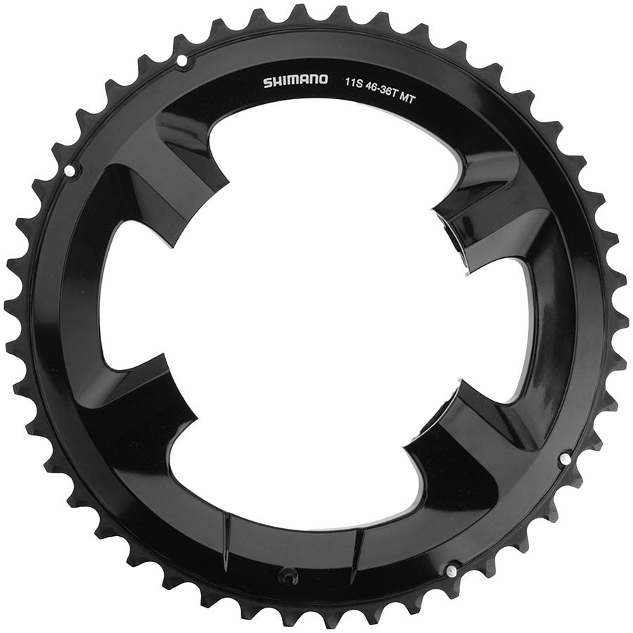 Shimano FC-RS510 Chainring - 46t Asymmetric 110mm BCD Black