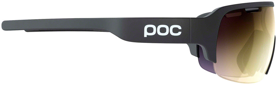 POC Do Half Blade Sunglasses - Uranium Black Violet/Gold-Mirror Lens