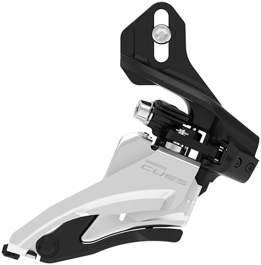 Shimano CUES FD-U4000-D Front Derailleur - 9/10-Speed Double Side Swing Direct Mount 36/40t Max BLK/Silver