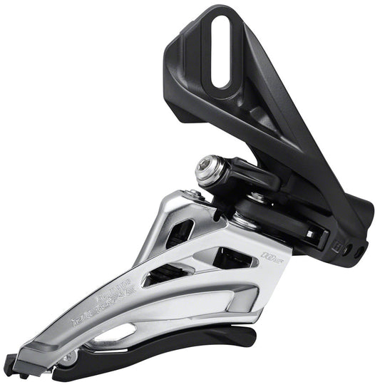 Shimano Deore FD-M4100-D Front Derailleur - 10-Speed Double Side Swing Front Pull Direct Mount Silver/BLK